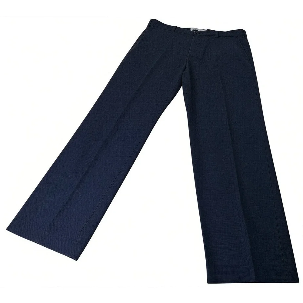 Brooks Brothers Clark Advantage Chino Pants Mens 33x30 Navy‎ Lightweight stretch